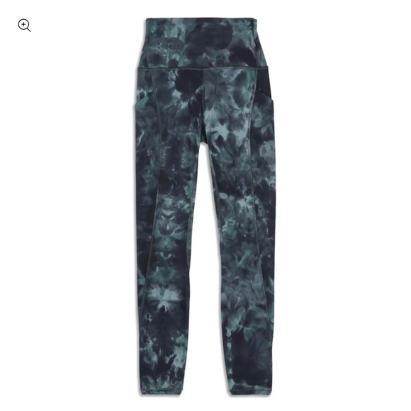 Lululemon align pant 25” with pockets, diamond dye silver blue tidewater - Picture 3 of 6